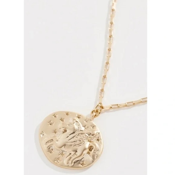 NEW SHASHI Revolve Coin Pegasus Necklace - Picture 3 of 6